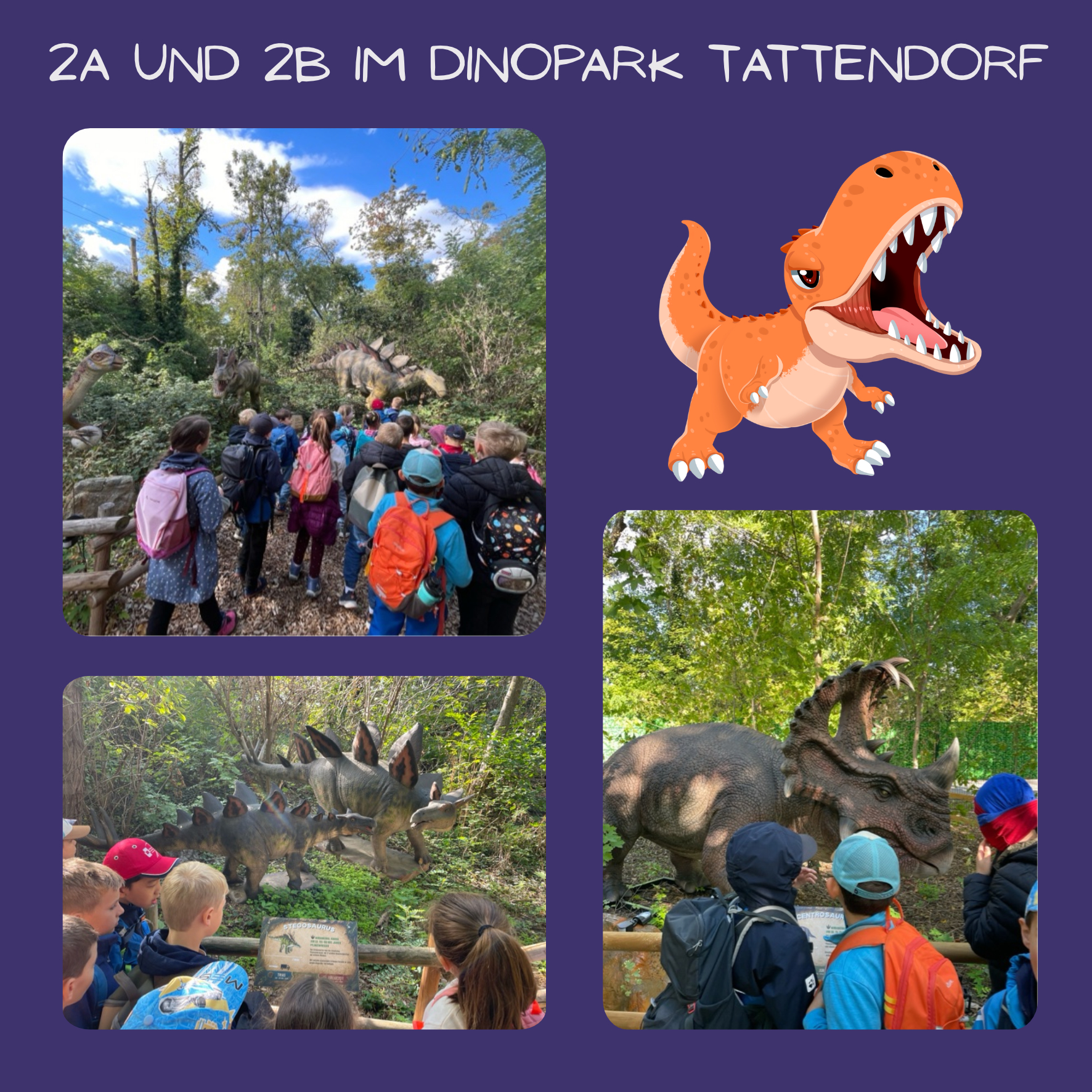 2a und 2b im Dinopark Tattendorf
