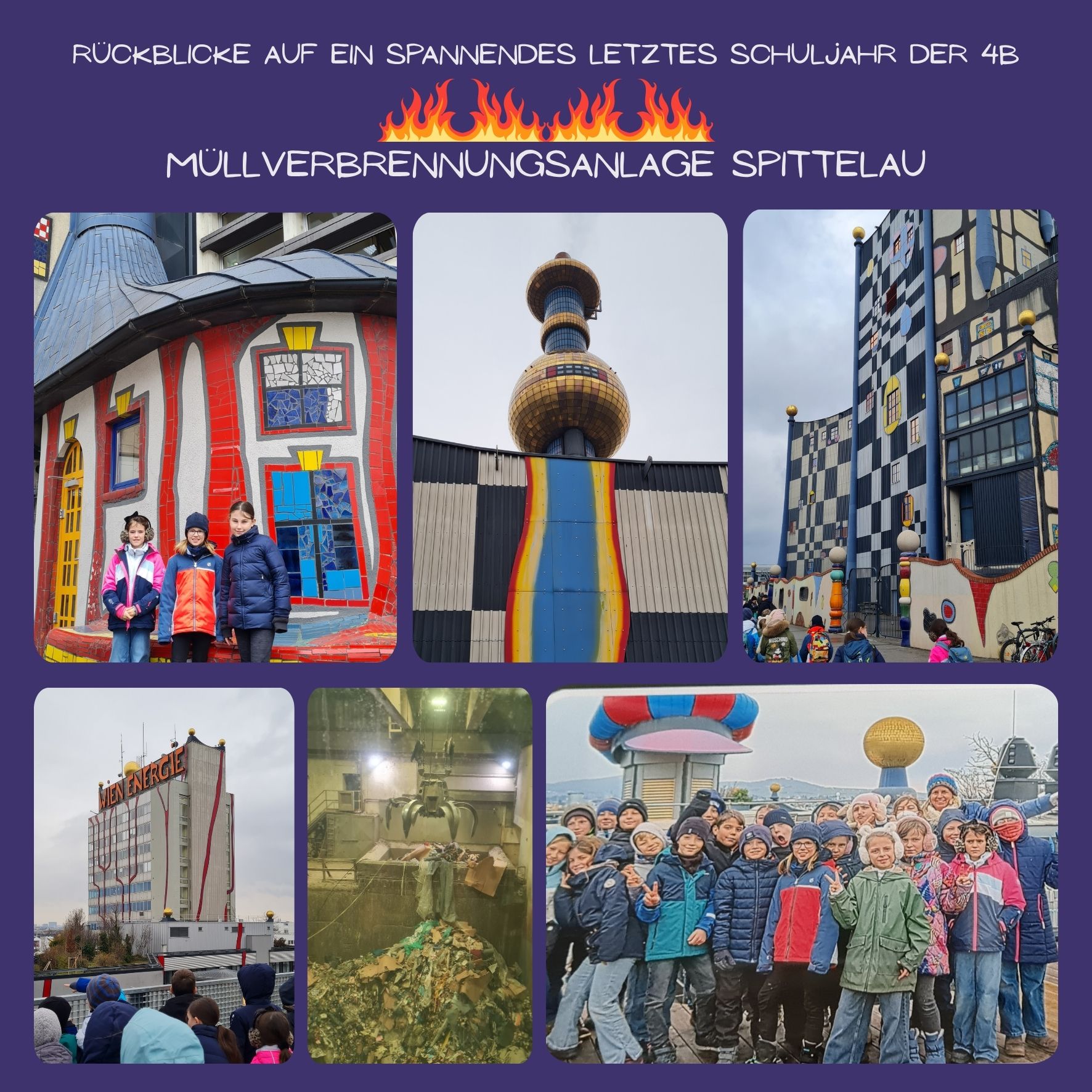 Rückblicke aus der 4b - Lehrausgang zur Müllverbrennungsanlage Spittelau